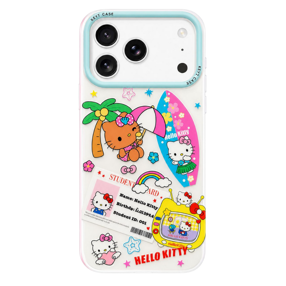 Coque iPhone "Hello Kitty Summer Club" — Édition Kawaïï Candy Paradise