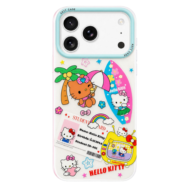 Coque iPhone "Hello Kitty Summer Club" — Édition Kawaïï Candy Paradise