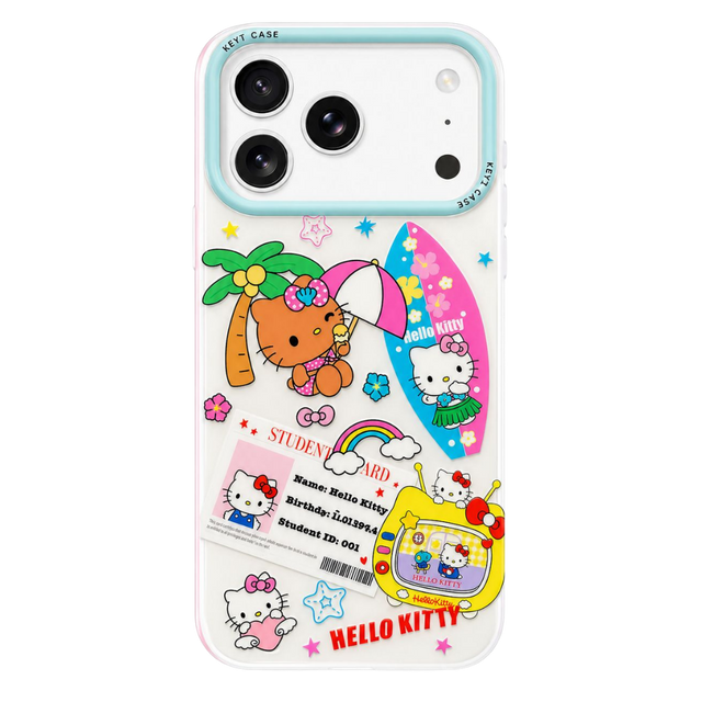 Coque iPhone "Hello Kitty Summer Club" — Édition Kawaïï Candy Paradise
