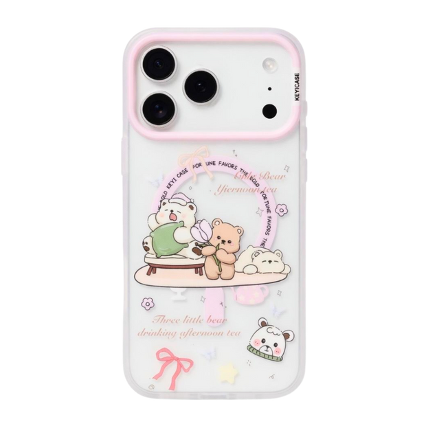Coque iPhone "Bear Tea Time" — Édition Kawaïï Cozy Friends