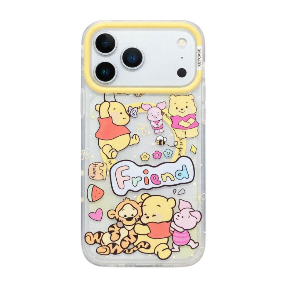 Coque iPhone "Winnie Friends Club" — Édition Kawaïï Sweet Moments